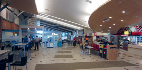 inside of Rockhampton Airport 