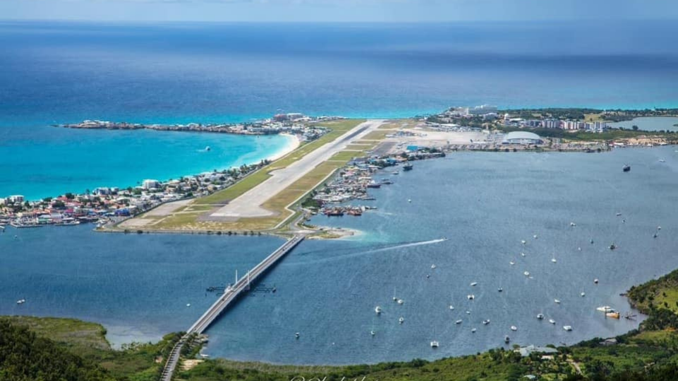 Princess Juliana International Airport for the Caribbean Island of St. Maarten.