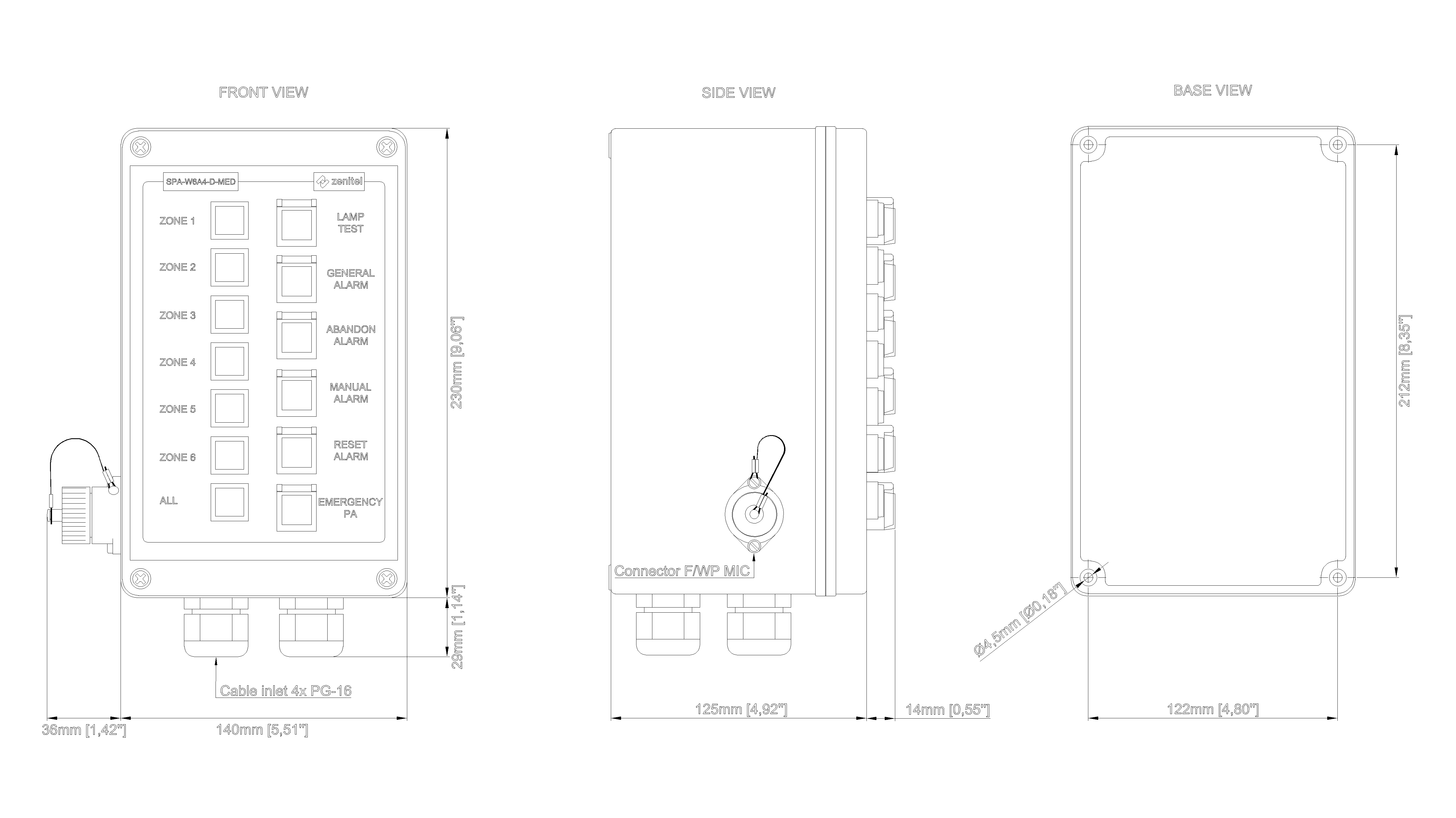 2340110046-SPA-W6A4-D-MED_Dimensional_Drawing