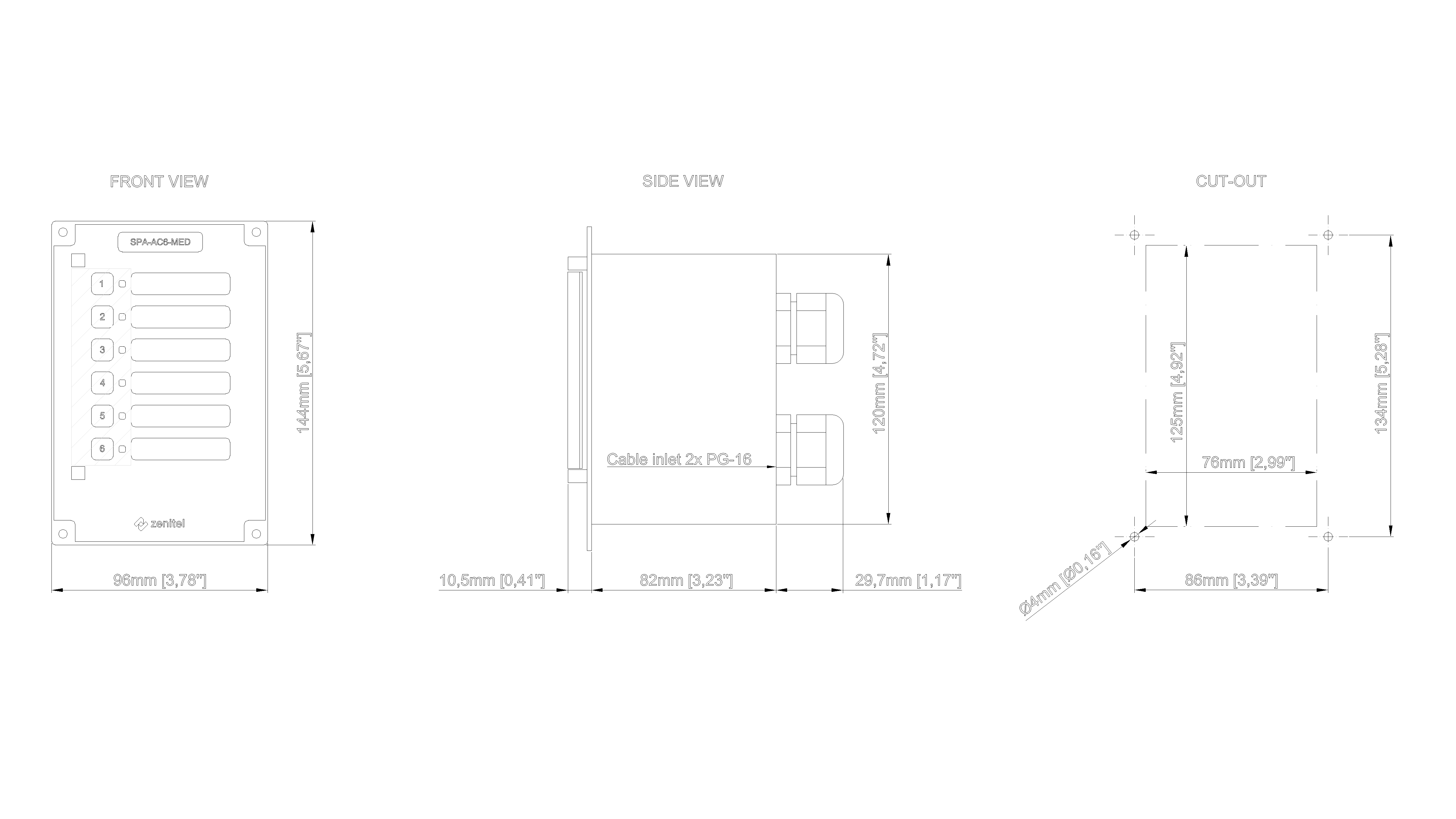 2340110051-SPA-AC6-MED_Dimensional_Drawing