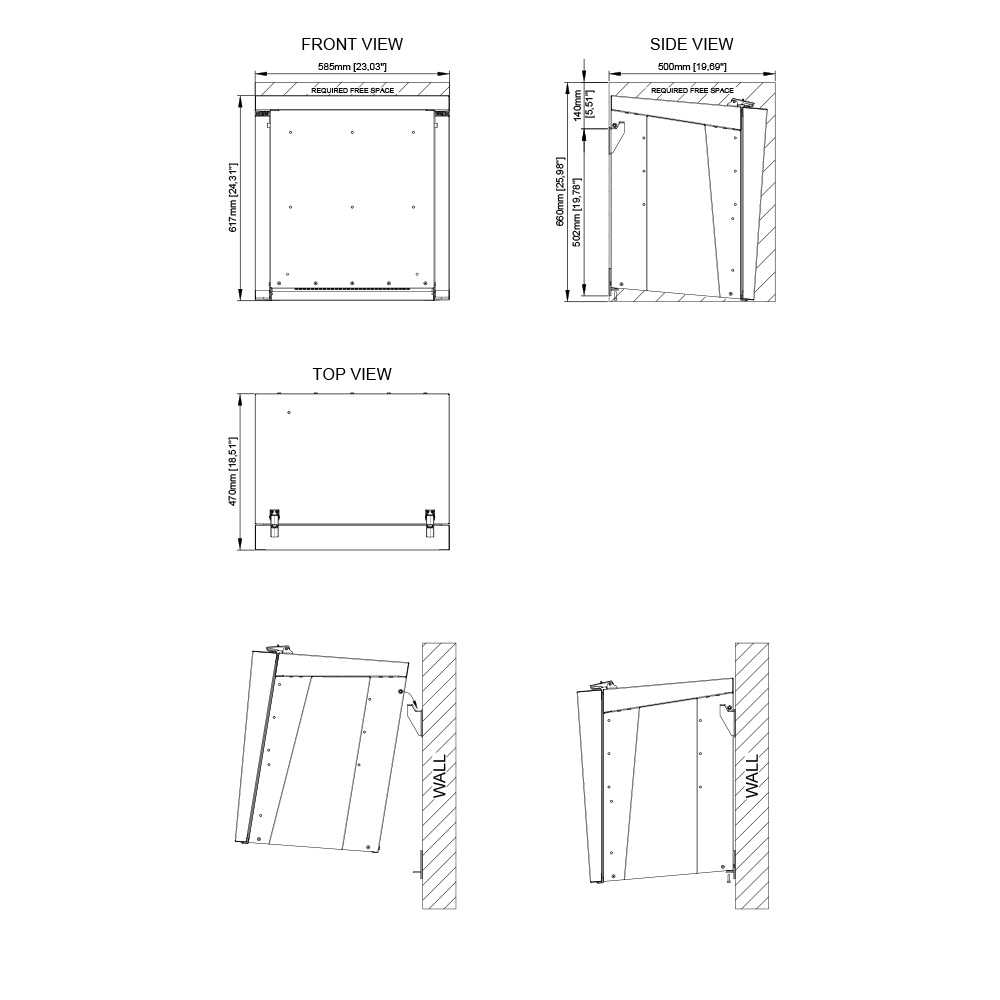 ICS Compact Dimensional Drawing
