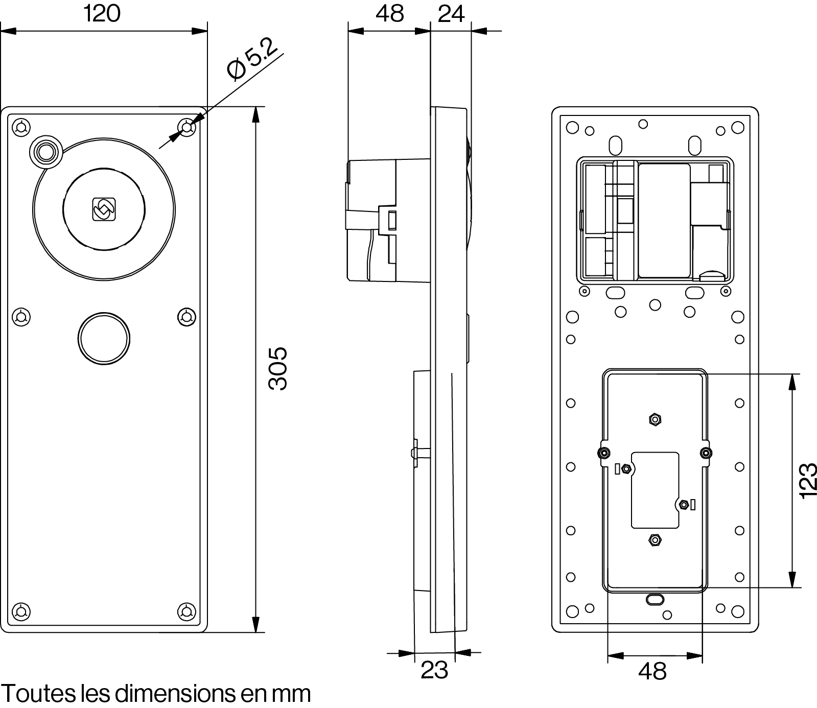 TEIV-4+ Dimensions