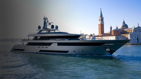 Riva 50metri with super yacht communication system from Zenitel onboard