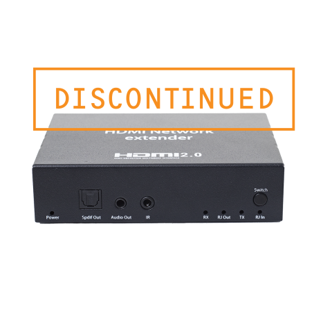HY-RJ2022-A HDMI Network Extender Back Image