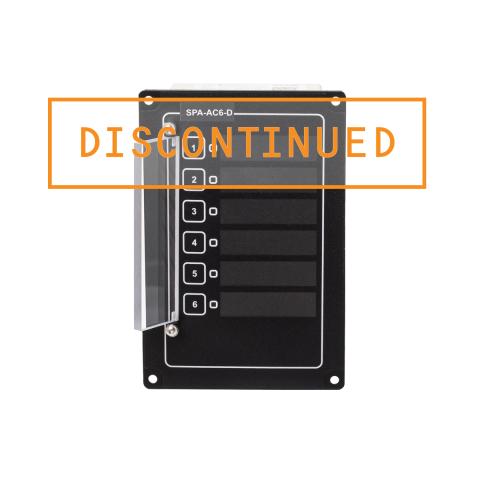 SPA-AC6-D Front cover open